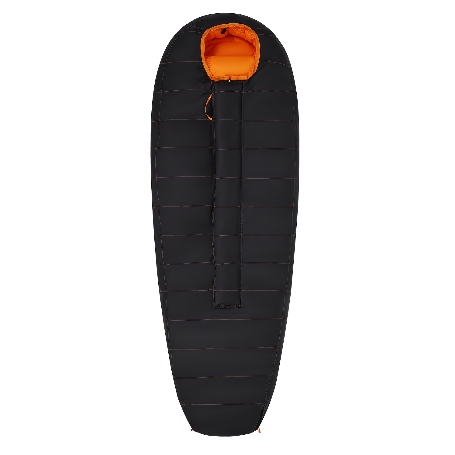 ZZD2380 Thickened Oval Sleeping Bag with YKK Zipper, Warm Portable Travel Sleeping Bag