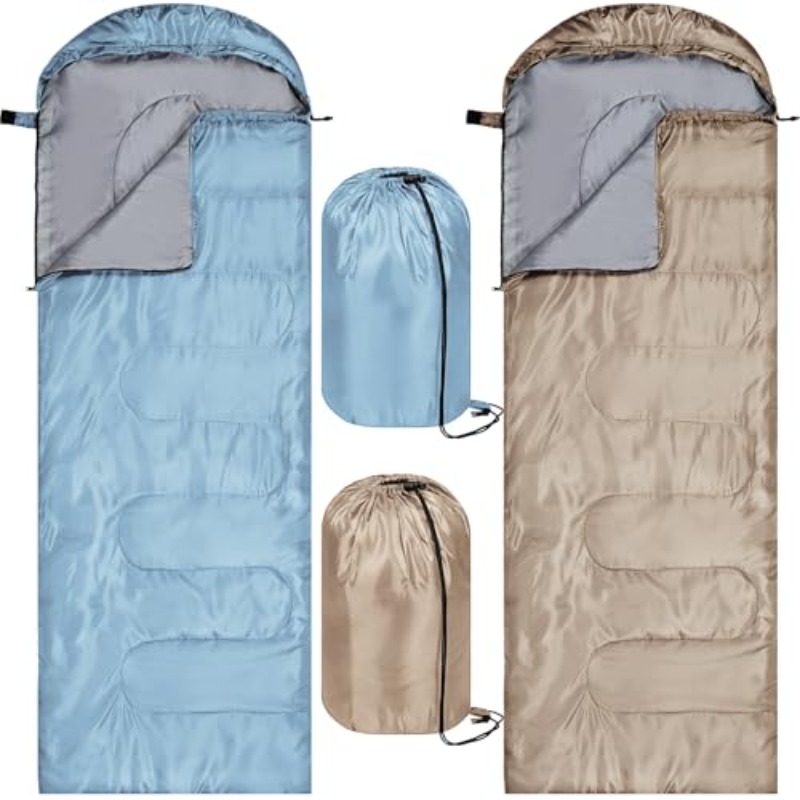 ZZD2400 Lightweight Packable Adult Sleeping Bag, Warm for Backpacking Hiking Travel