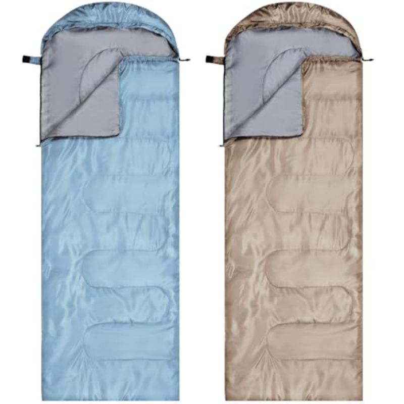 ZZD2400 Lightweight Packable Adult Sleeping Bag, Warm for Backpacking Hiking Travel - Image 2
