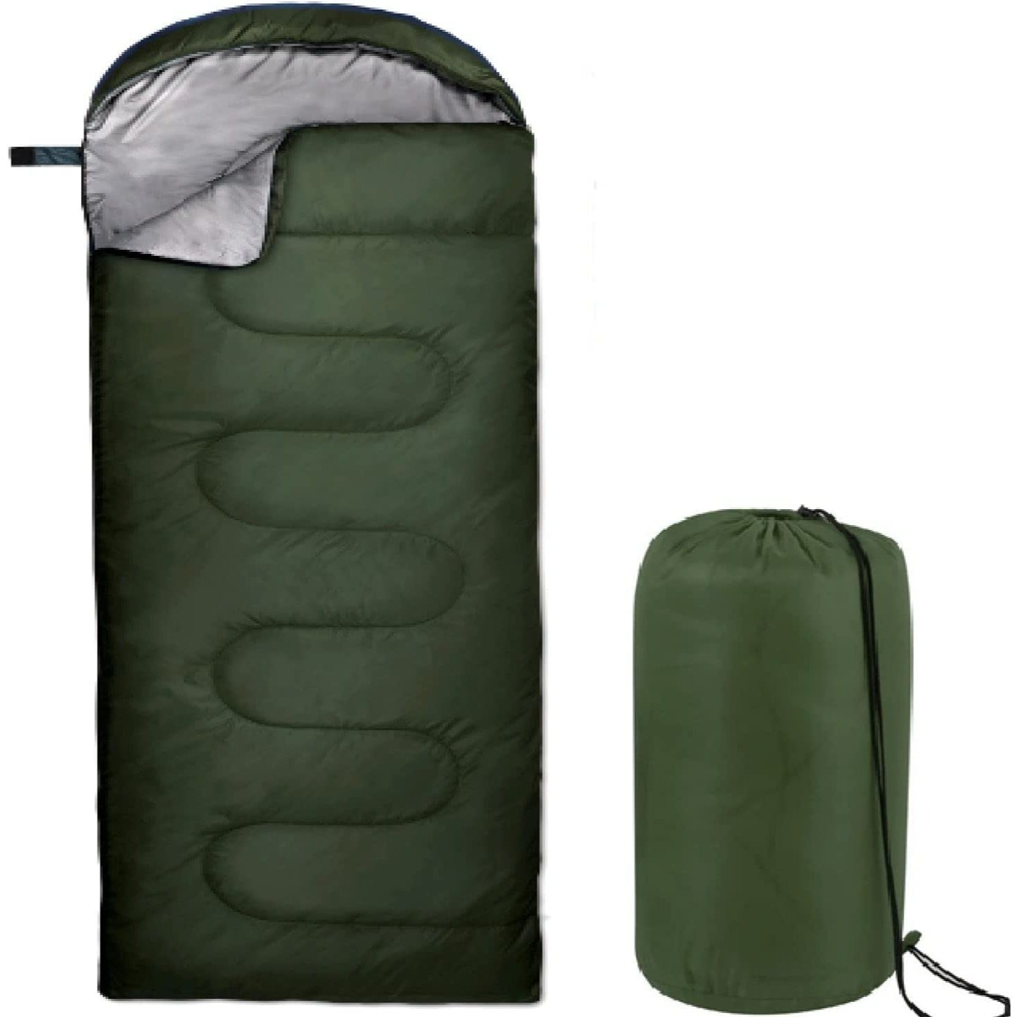 ZZD2403 10 Pack Cold Weather Hooded Adult Sleeping Bags, Bulk Wholesale - Image 4